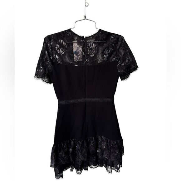 Shoshanna Manon Lace Dress in Black NWT 2 - Picture 3 of 5